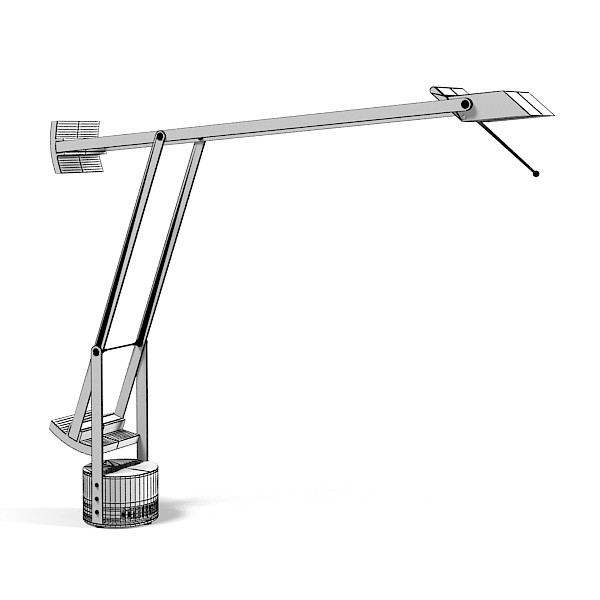 artemide tizio table 3d 3ds - Artemide tizio table lamp adjustable modern contemporary designers by archstyle